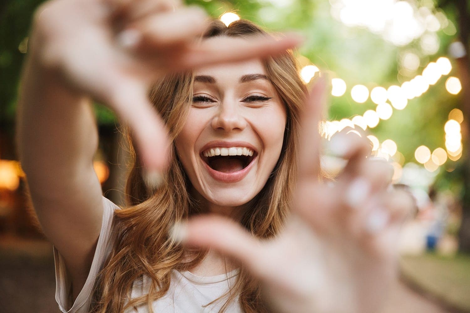 Relaxed patient smiling during a dental visit